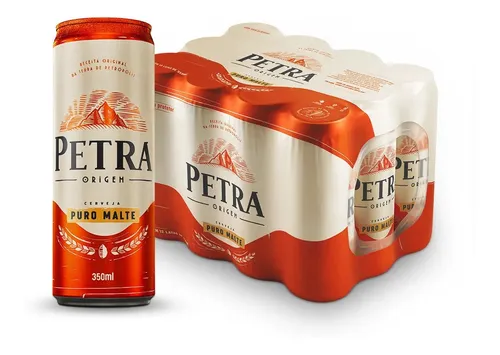 Petra Puro Malte Lata 350ml- Caixa c/12 Unidades