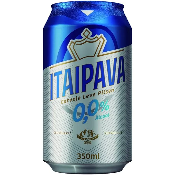 Itaipava Lata 0,0 Alcool 350ml- Caixa c/12 Unidades