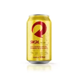 Skol Lata 350ml- Caixa c/12 Unidades