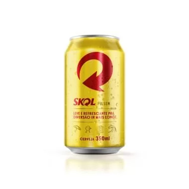 Skol Lata 350ml- Caixa c/12 Unidades
