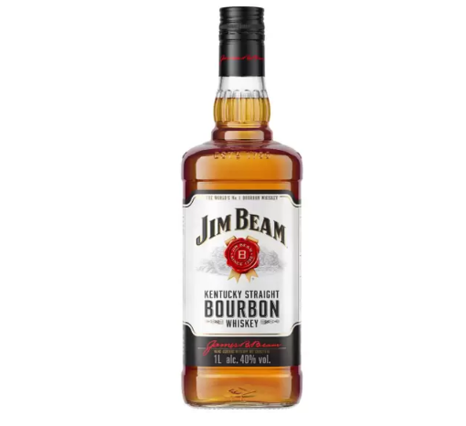 Jim Beam White Bourbon 4 Anos- Caixa c/12 Unidades