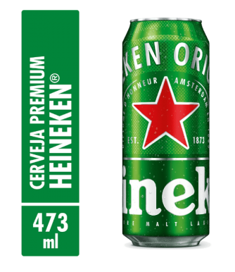 Heineken Lata 473ml- Caixa c/12 Unidades